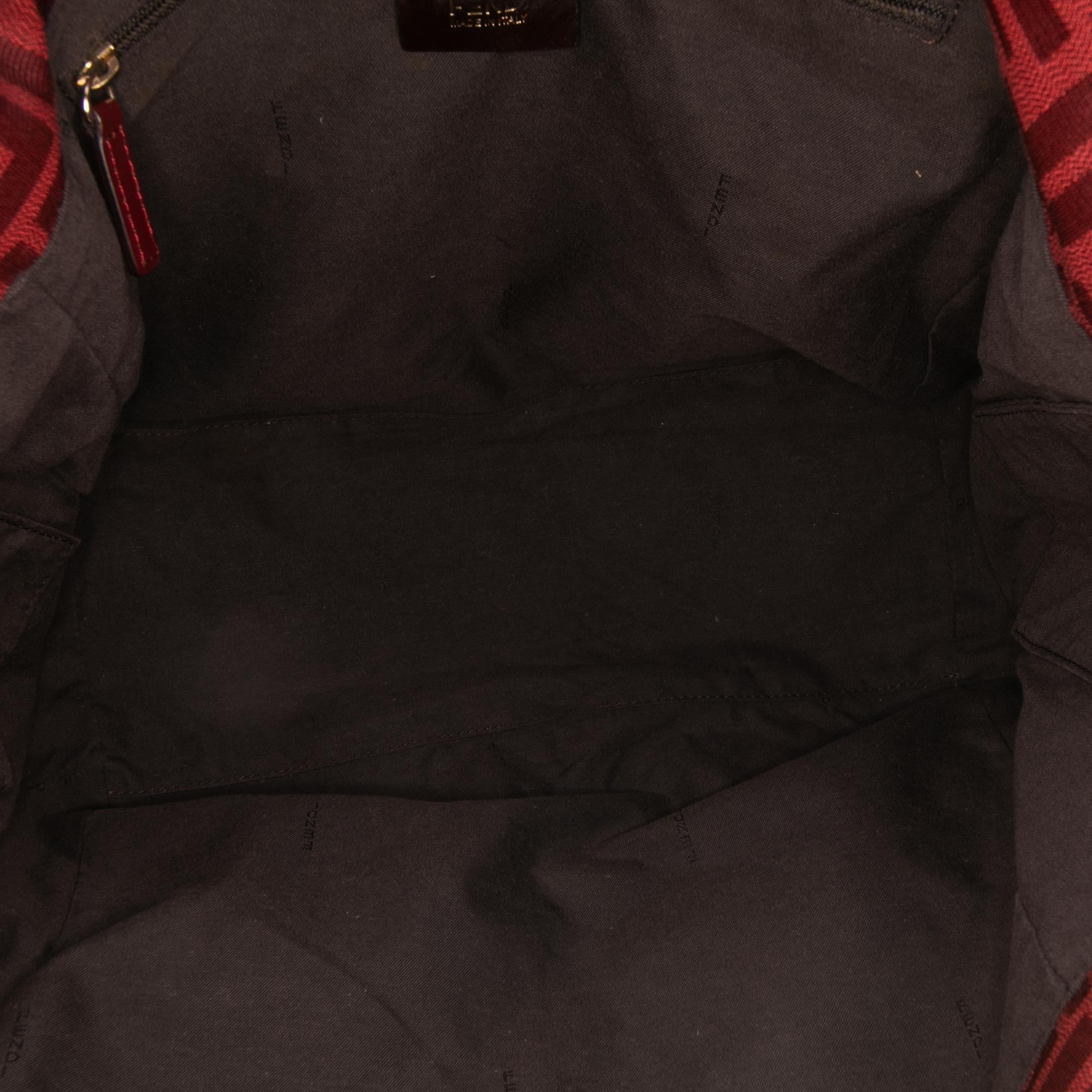 Fendi Large Zucca Canvas Chef Tote