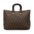 Fendi Large Zucca Canvas Twins Tote
