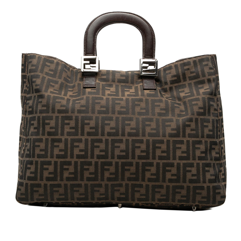 Fendi Large Zucca Canvas Twins Tote