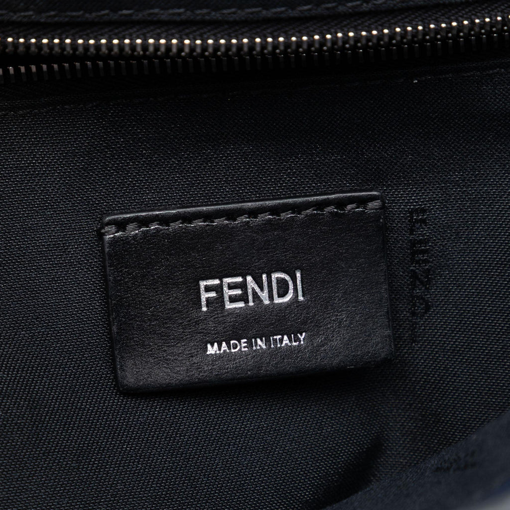 Fendi Large Zucca Embossed Leather Convertible Belt Baguette