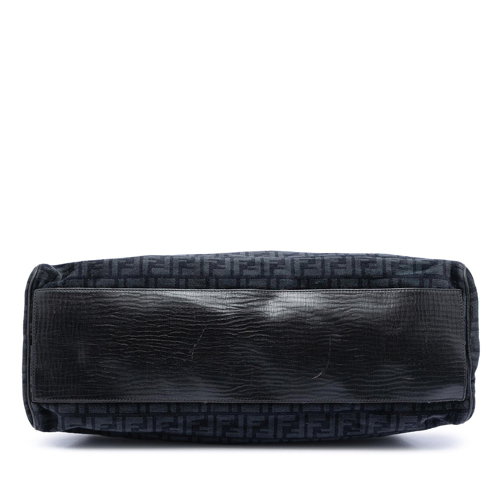 Fendi Large Zucca Velvet Etniko Du Jour Handbag