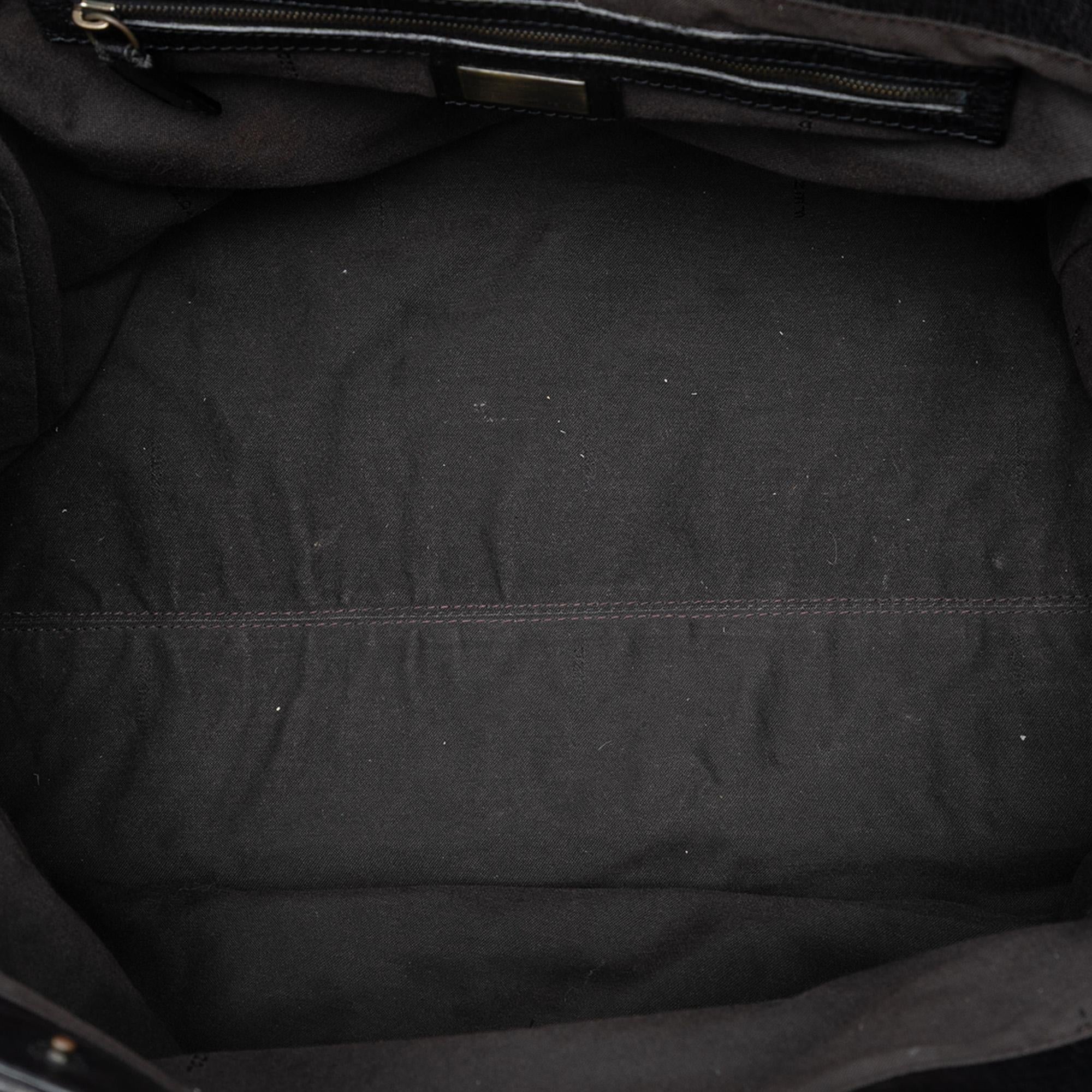 Fendi Large Zucca Velvet Etniko Du Jour Handbag