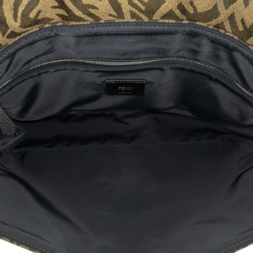 Fendi Large Zucca Vertigo Mesh Baguette Satchel