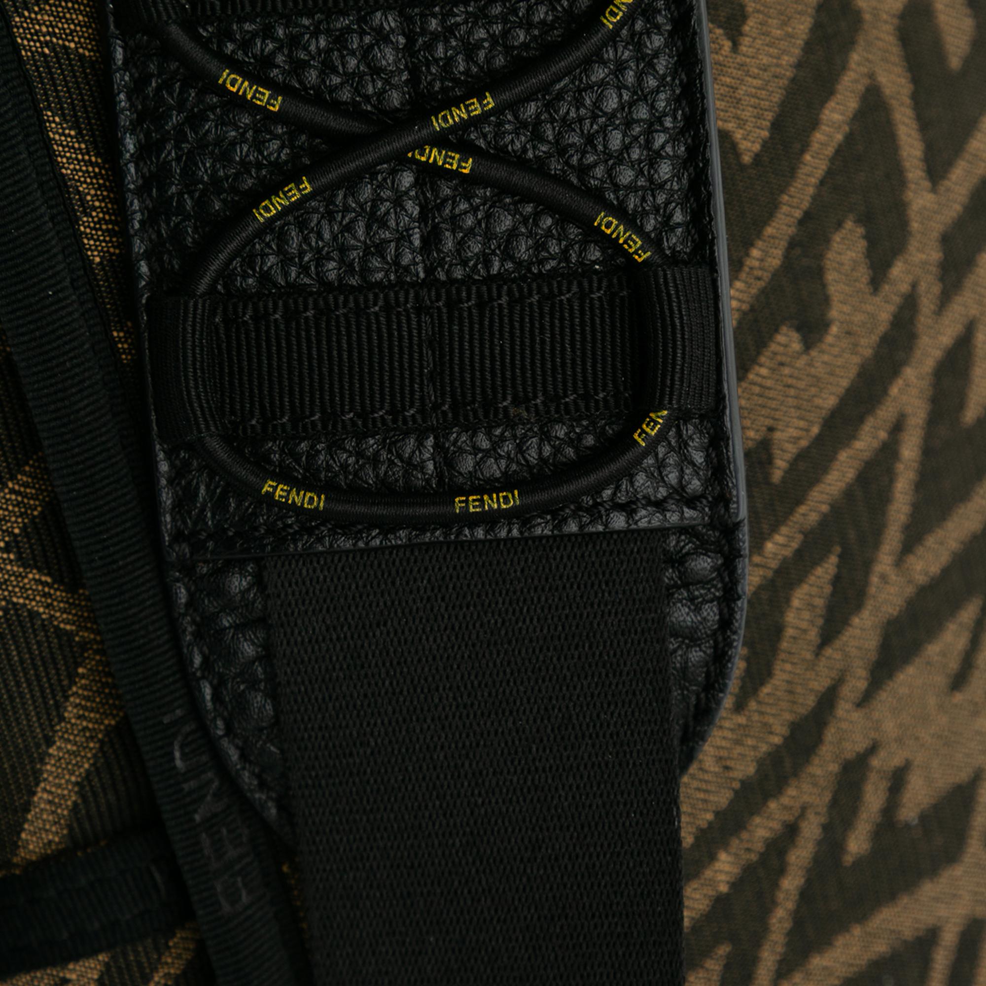 Fendi Large Zucca Vertigo Mesh Baguette Satchel
