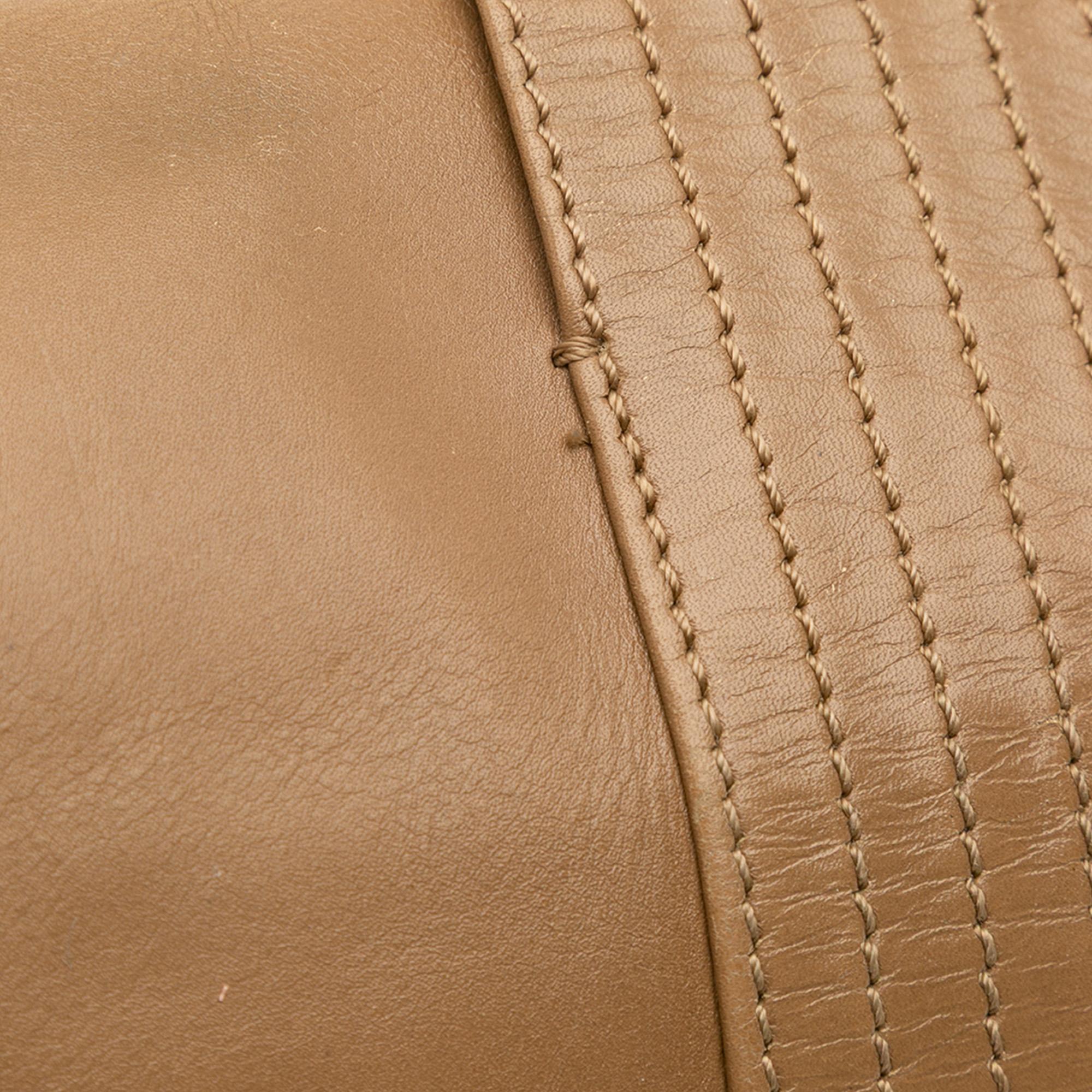 Fendi Leather Baguette Chain Flap