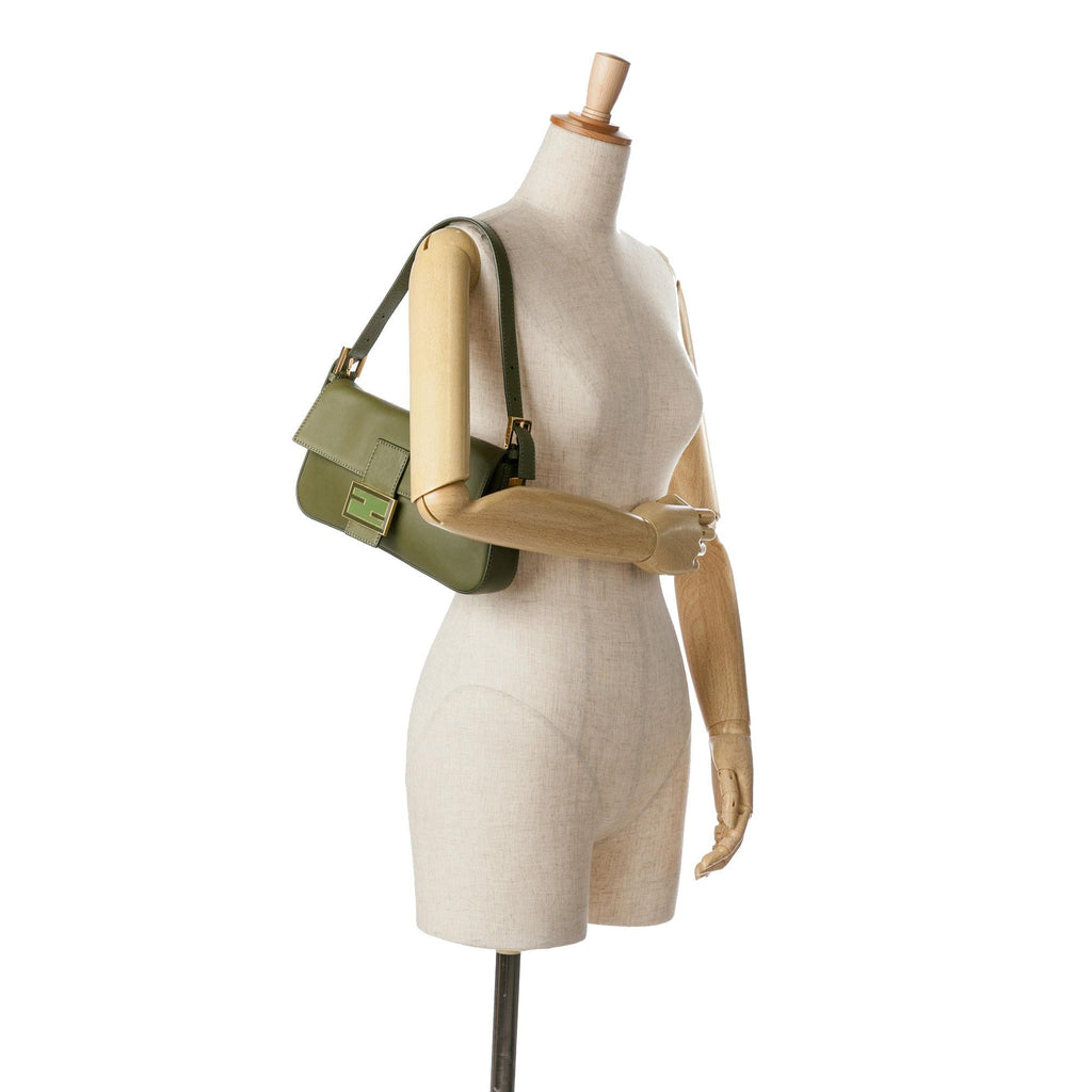 Fendi Leather Baguette Crossbody