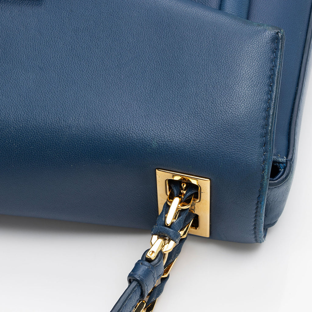 Fendi Leather Be Baguette Shoulder Bag