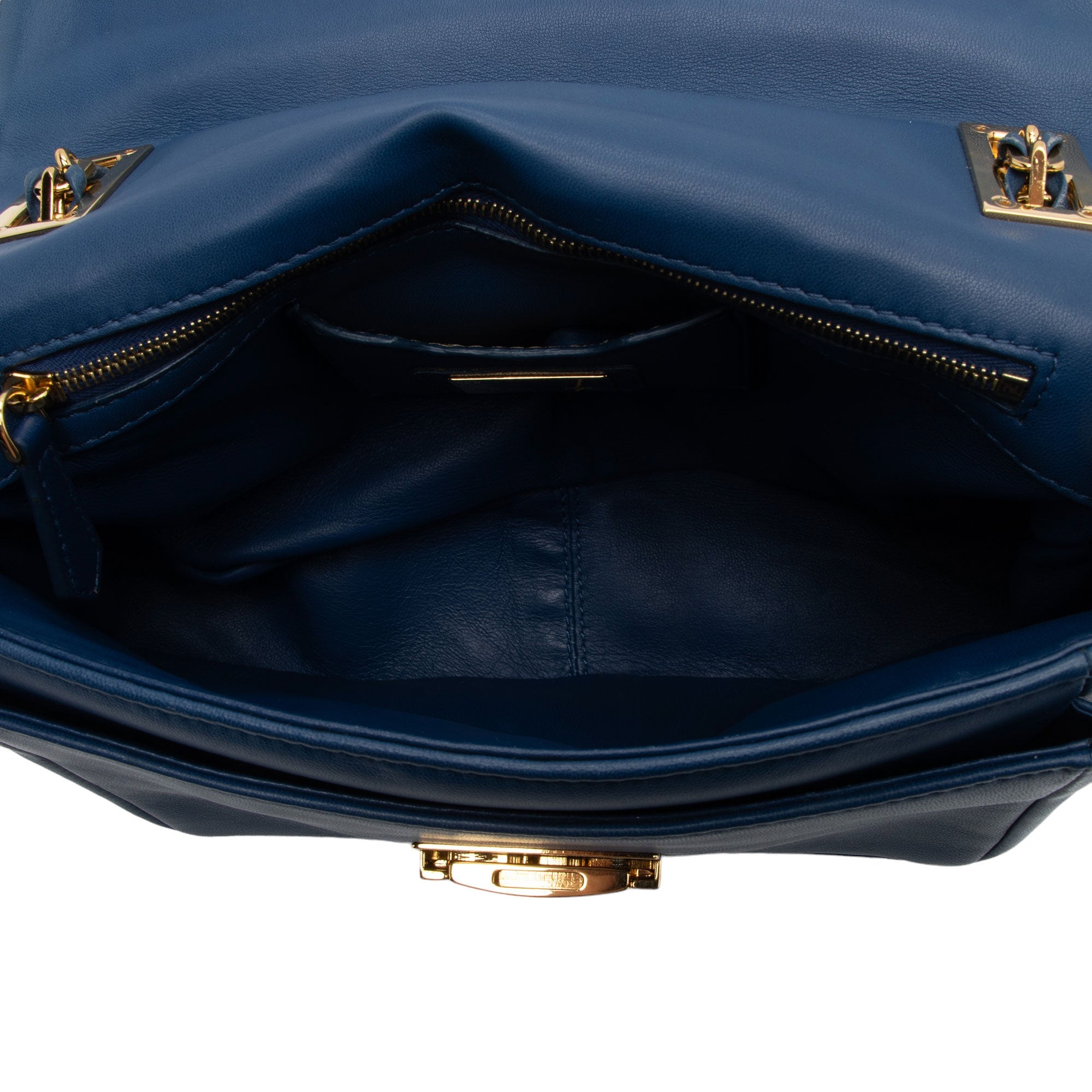 Fendi Leather Be Baguette Shoulder Bag