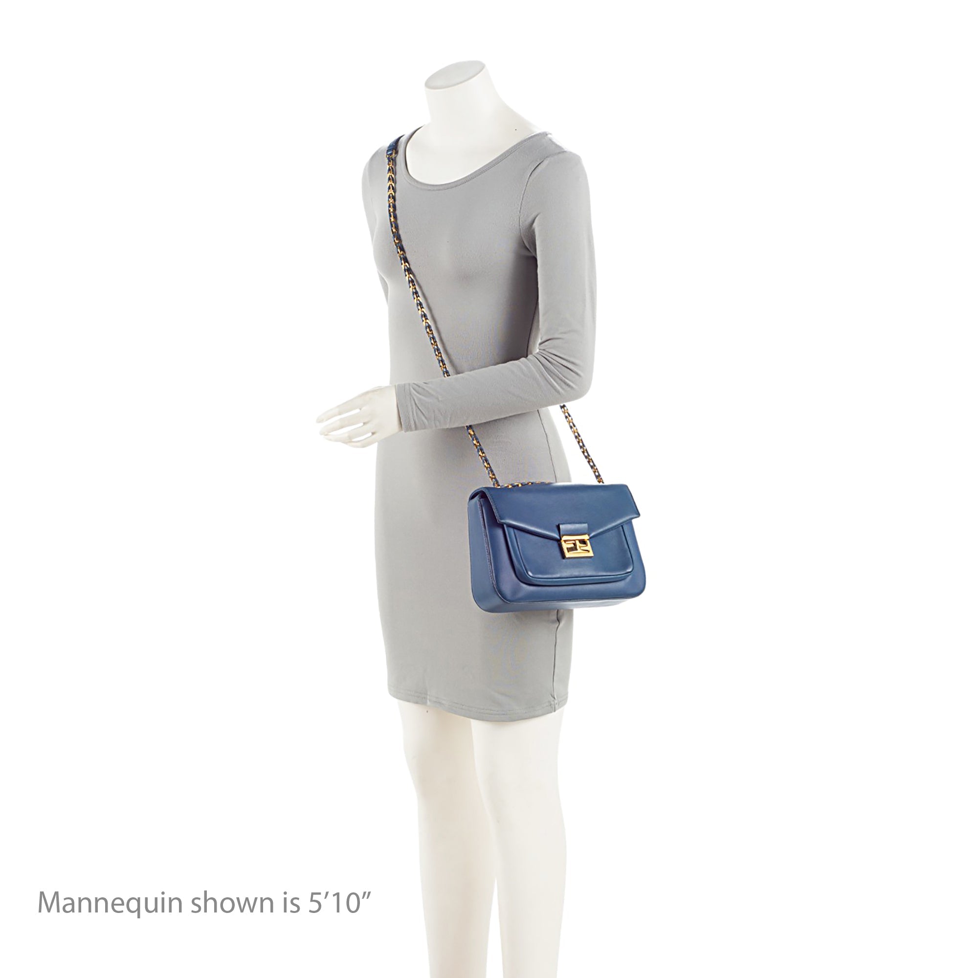 Fendi Leather Be Baguette Shoulder Bag