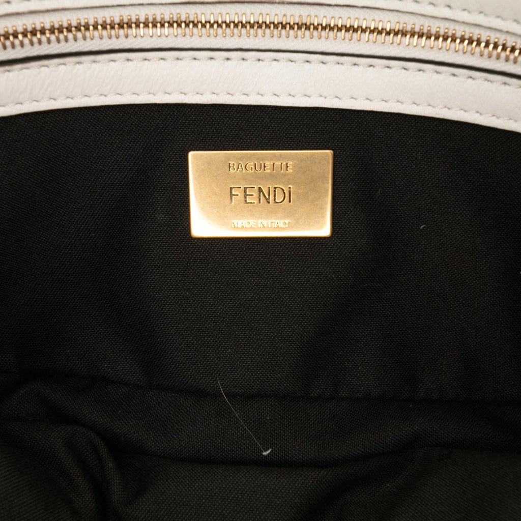 Fendi Leather Convertible Baguette Satchel