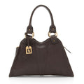 Fendi Leather Devil Trapezio Small Satchel