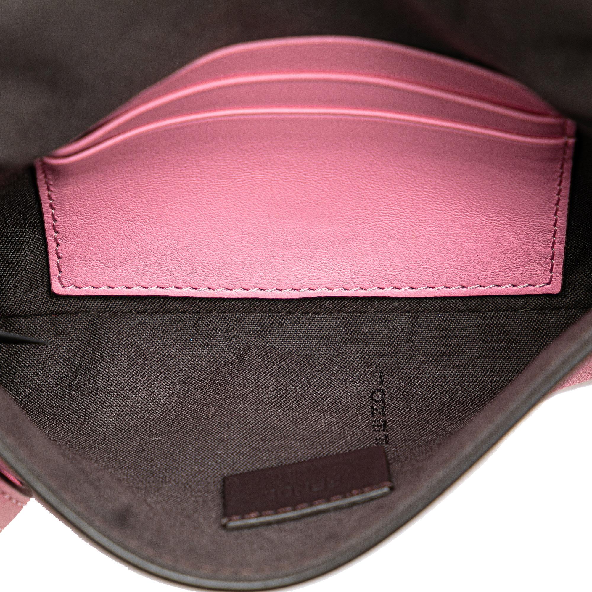 Fendi Leather Duo Baguette