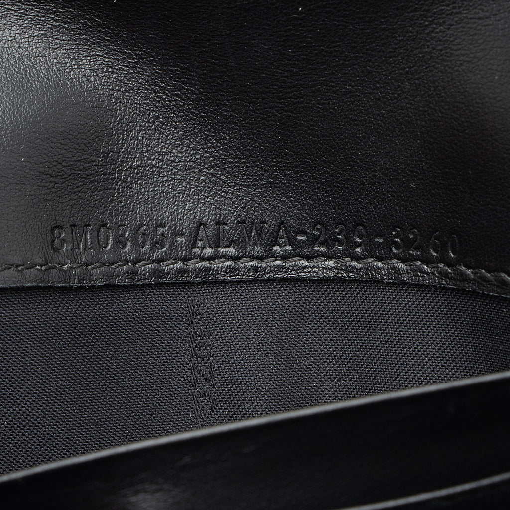 Fendi Leather FF Diamonds Continental Wallet on Chain