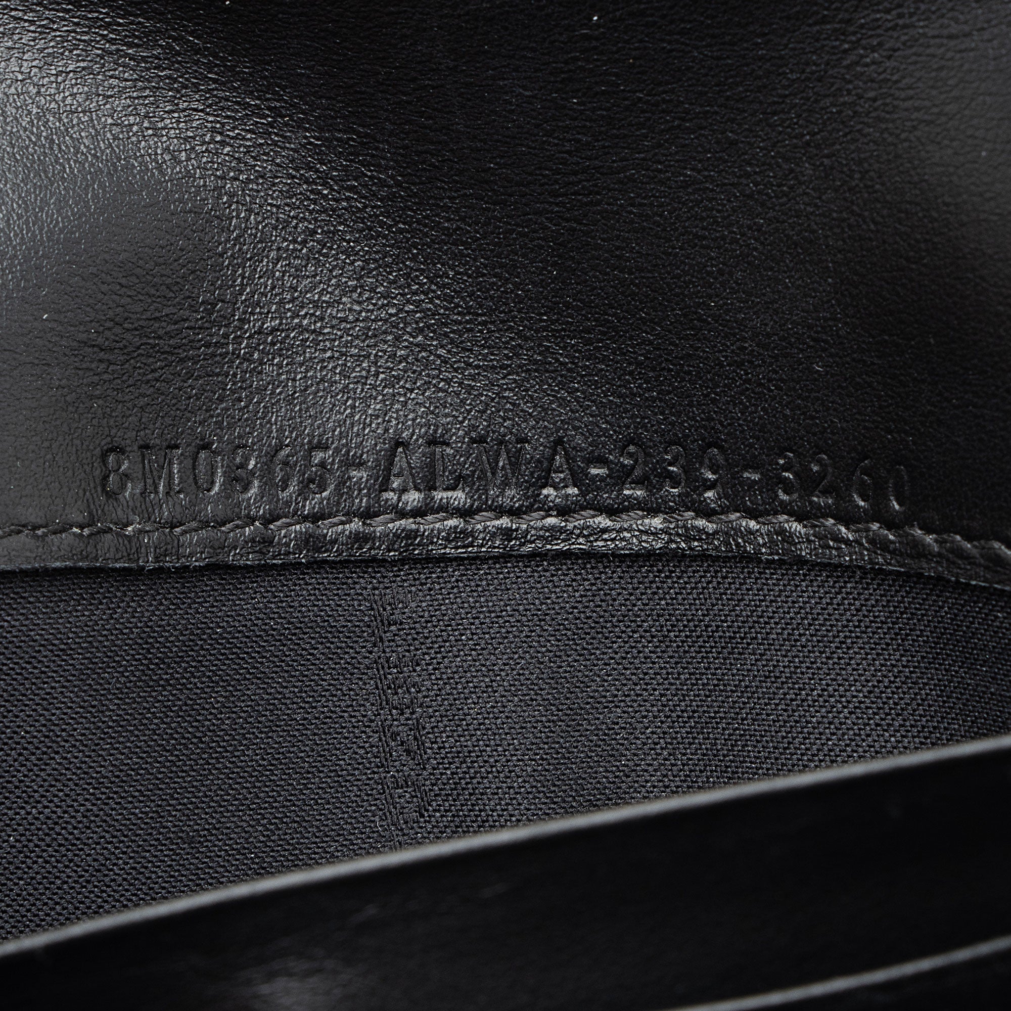 Fendi Leather FF Diamonds Continental Wallet on Chain