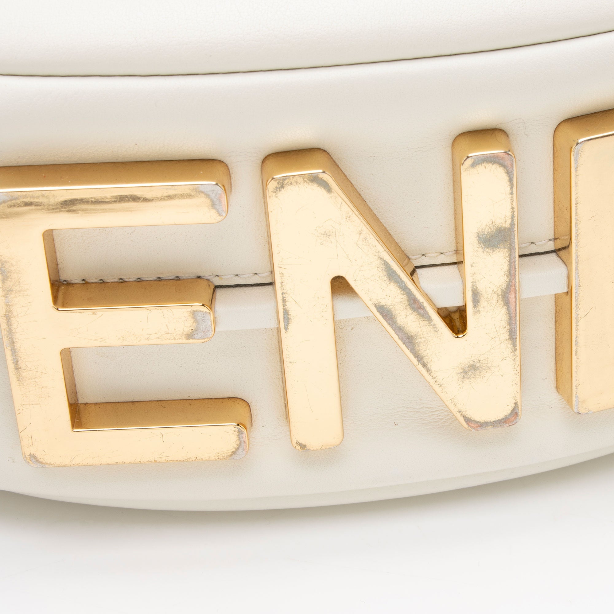 Fendi Leather Fendigraphy Small Hobo