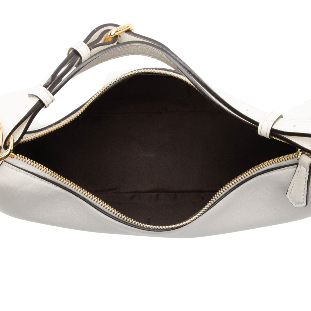 Fendi Leather Fendigraphy Small Hobo