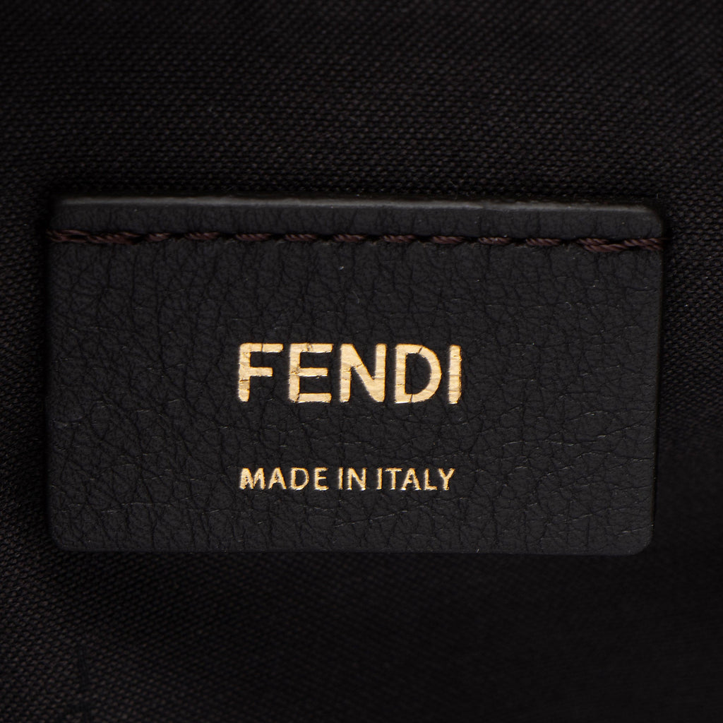 Fendi Leather Fendigraphy Small Hobo