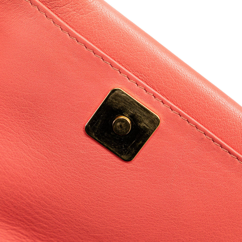 Fendi Leather Fendista Pochette Crossbody (SHG-TOVF1f)