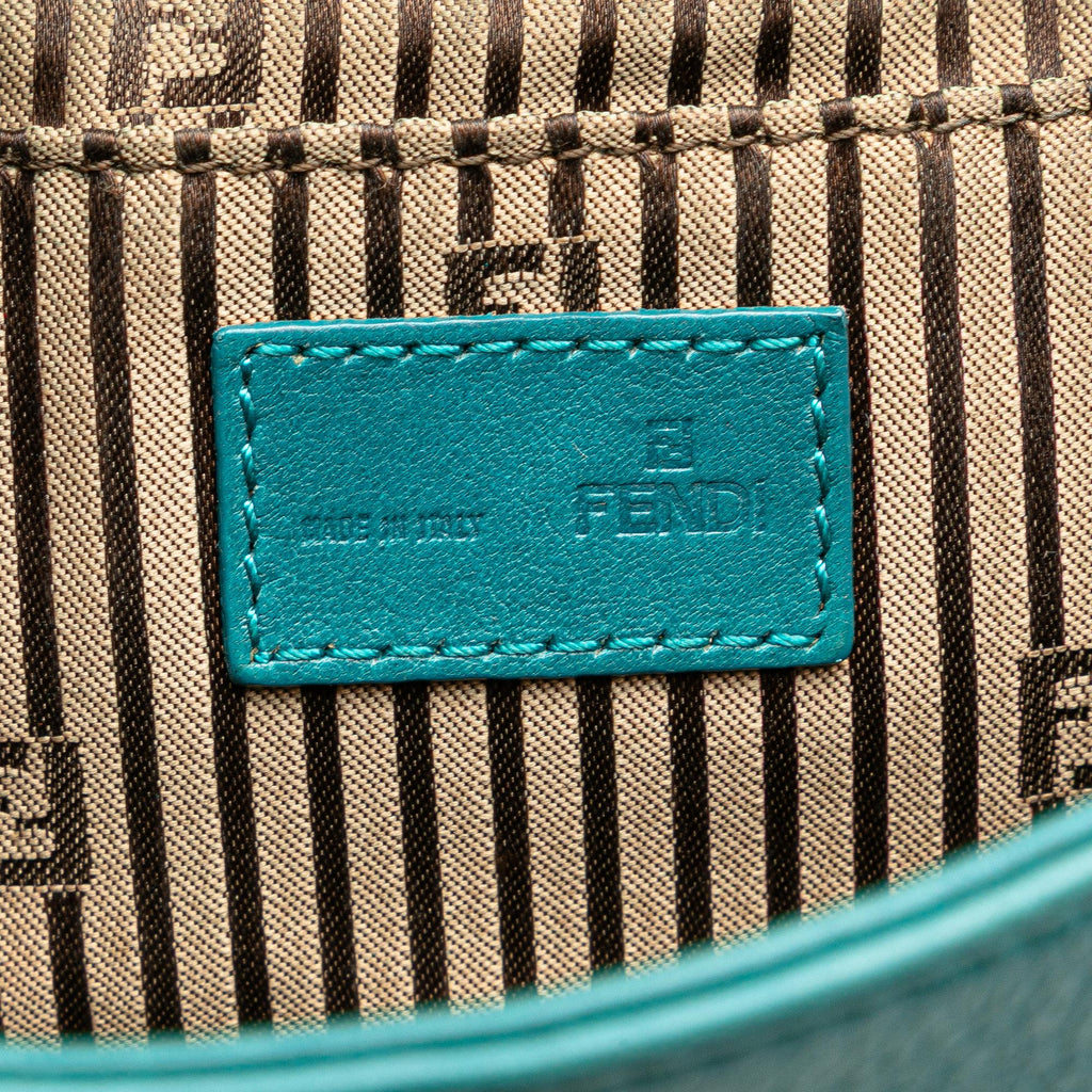 Fendi Leather Fendista Pochette Crossbody