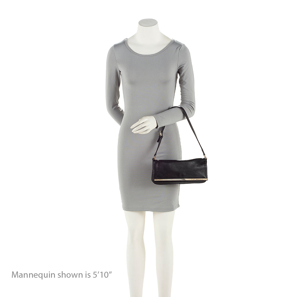 Fendi Leather Flap Pochette (SHF-20741)