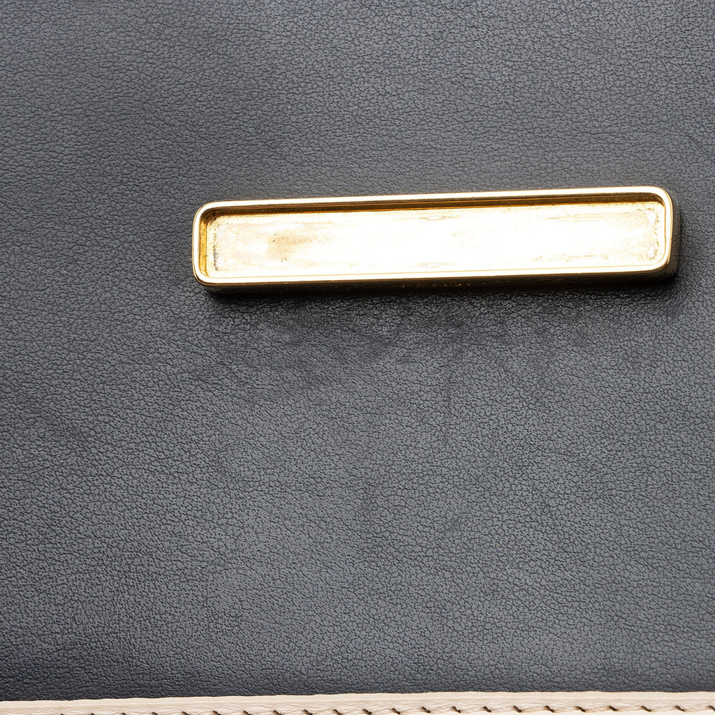 Fendi Leather Kan I F Medium Shoulder Bag