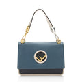 Fendi Leather Kan I F Medium Shoulder Bag