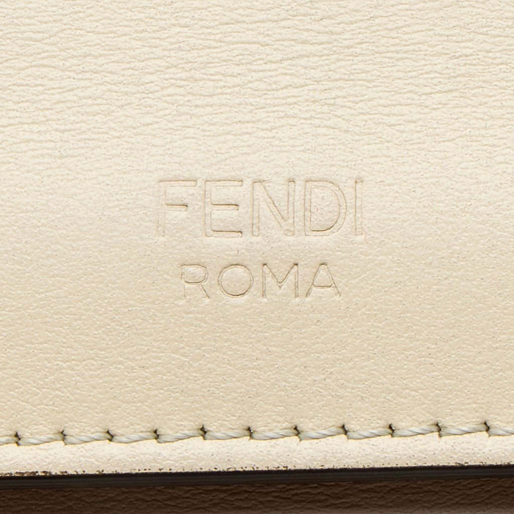 Fendi Leather Kan I F Small Shoulder Bag