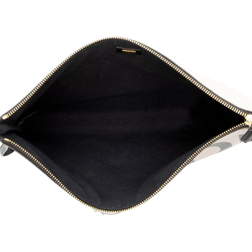Fendi Leather Logo Pouch