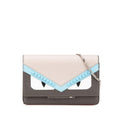 Fendi Leather Monster Eyes Wallet On Chain