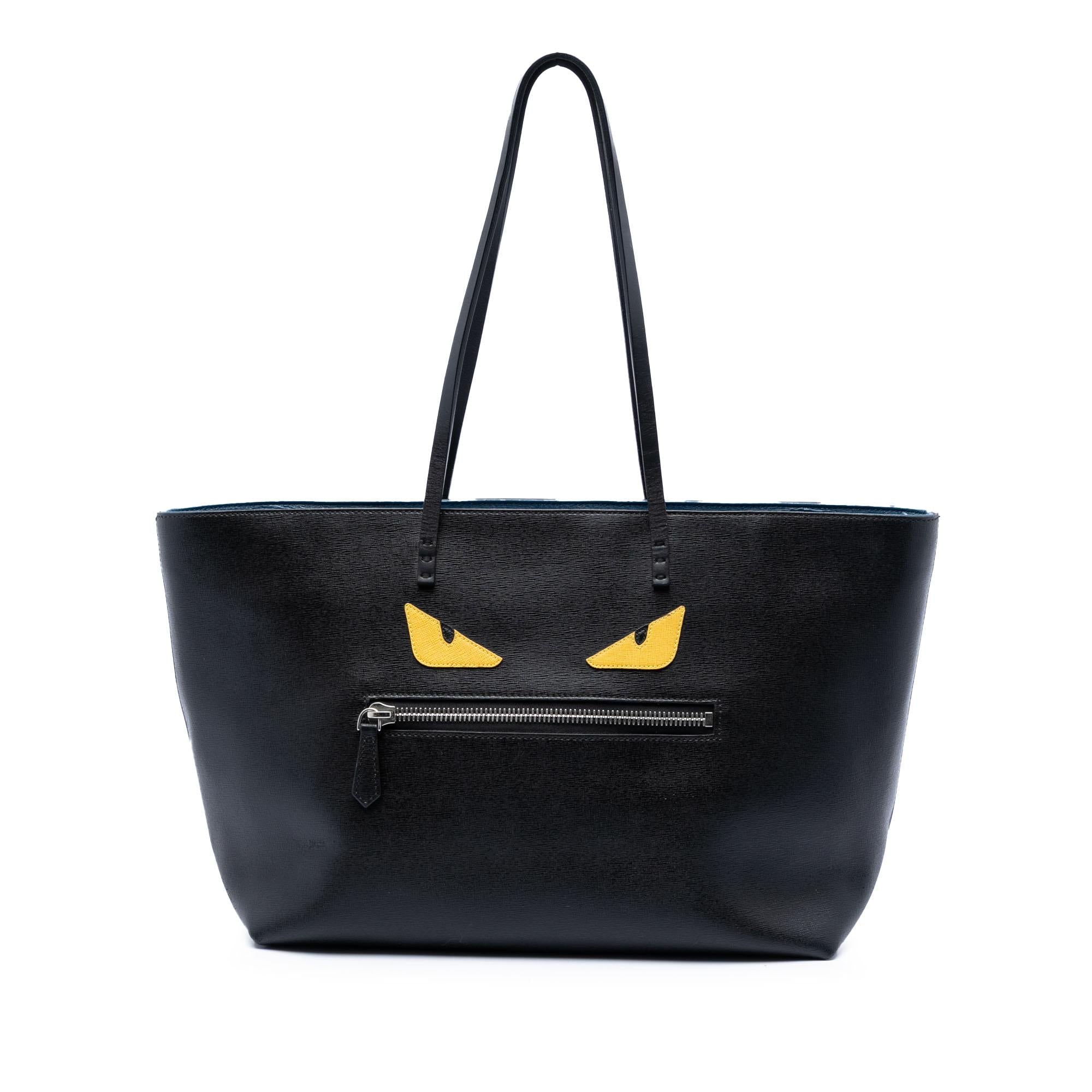 Fendi Leather Monster Roll Tote