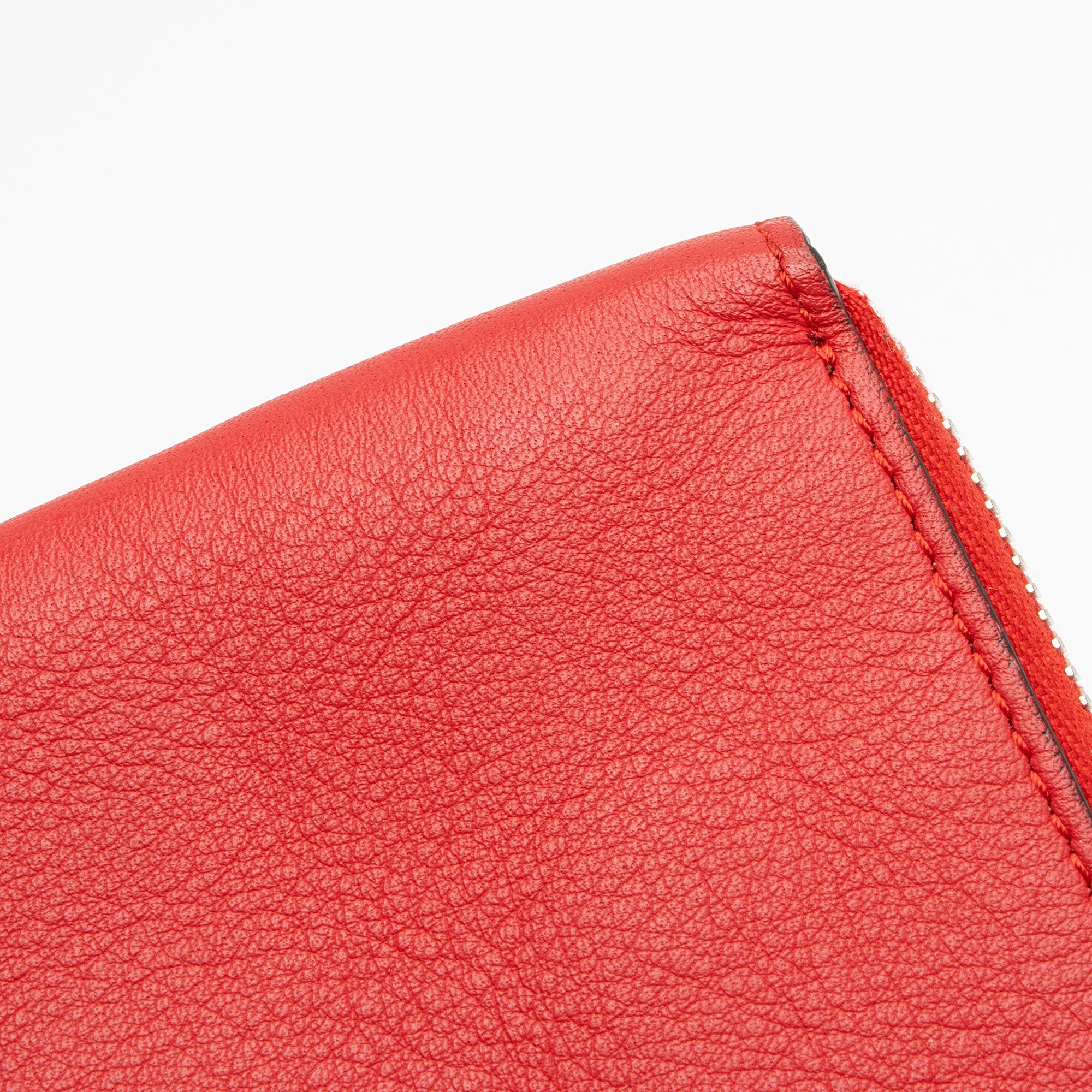 Fendi Leather Monster Zip Clutch (SHF-1L3C25)
