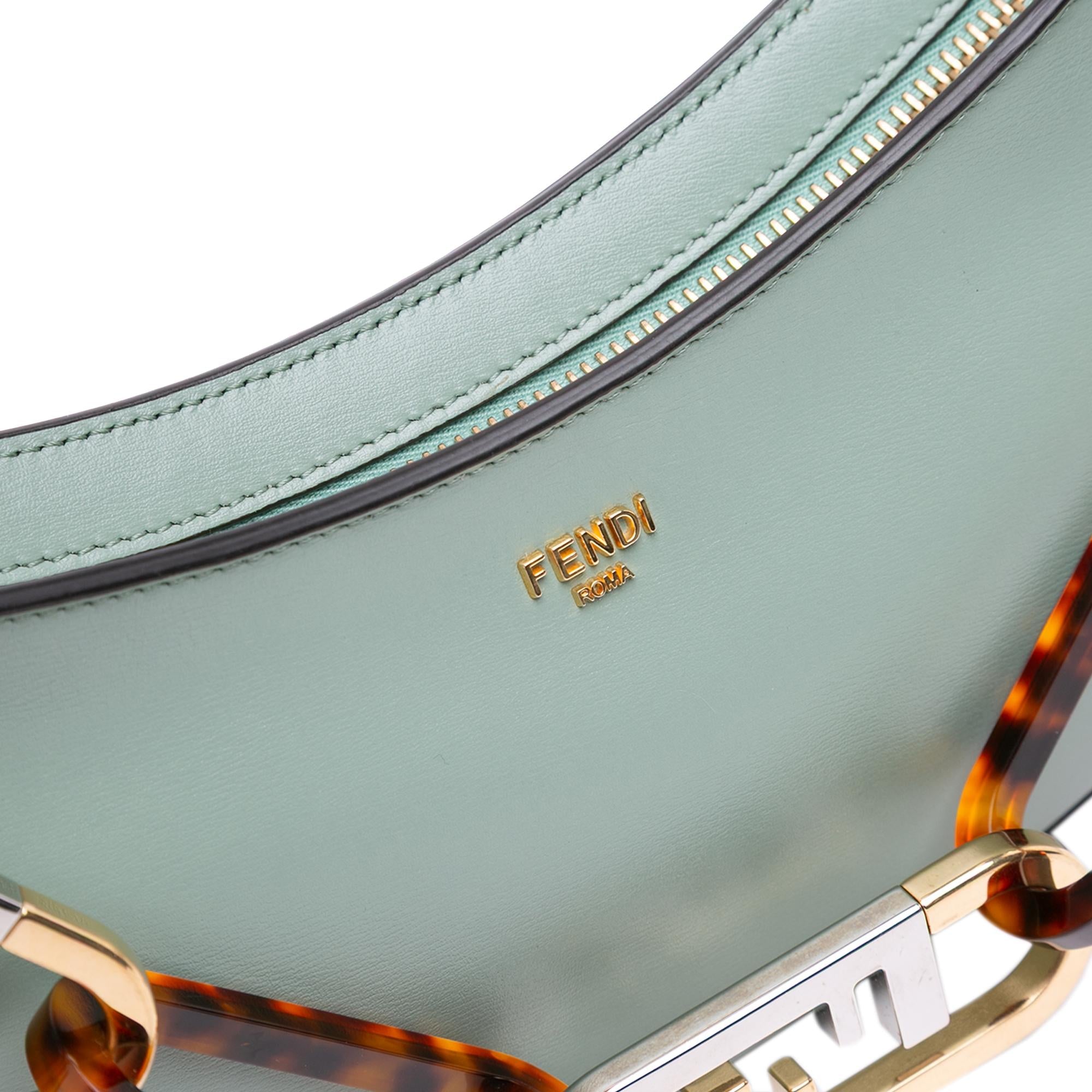 Fendi Leather O'lock Swing Satchel