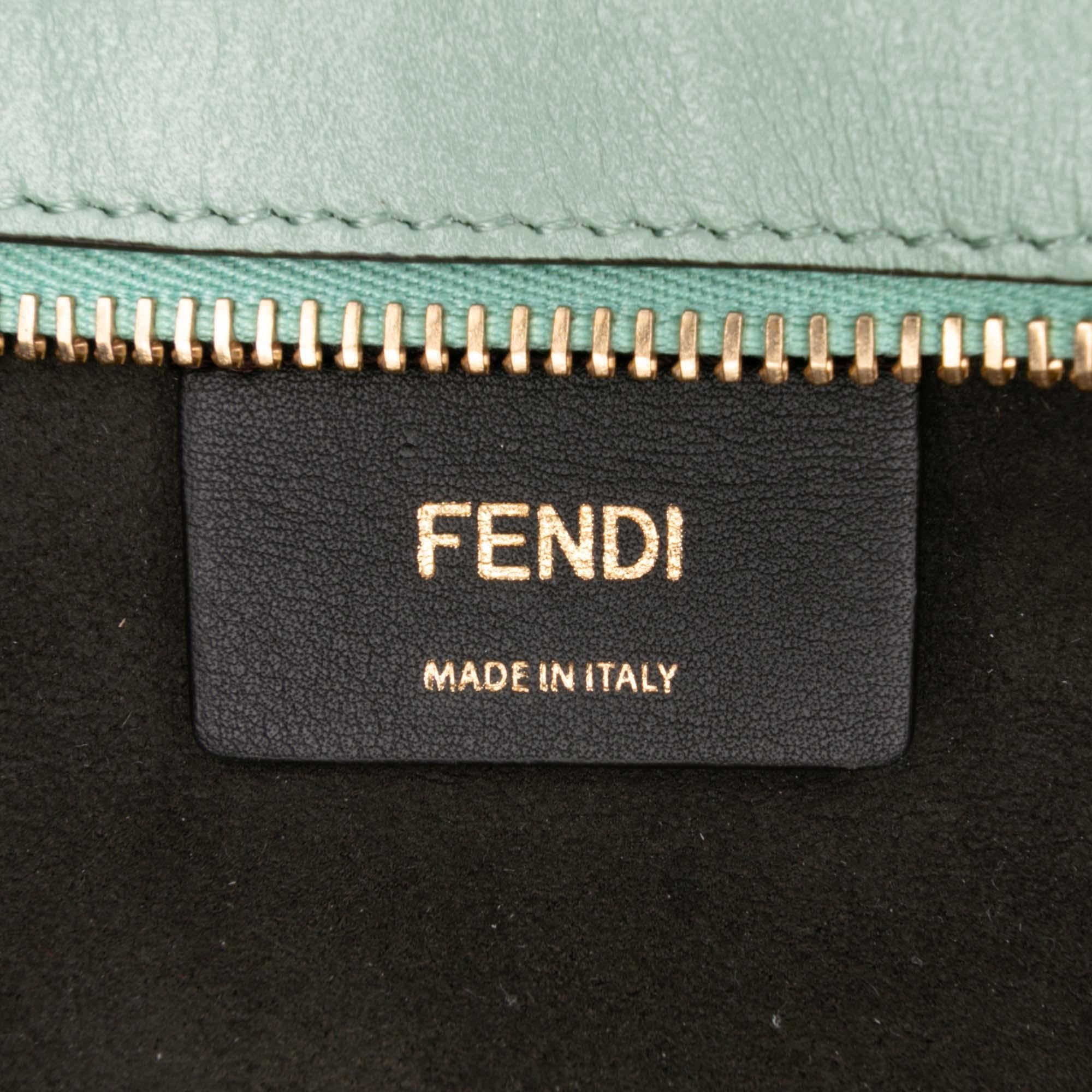 Fendi Leather O'lock Swing Satchel
