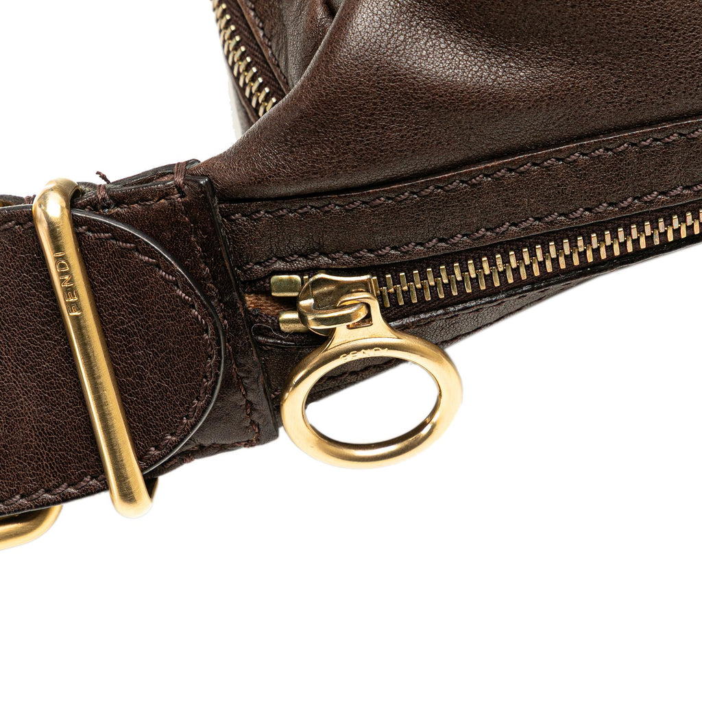 Fendi Leather Oyster Hobo