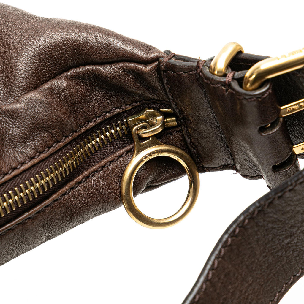 Fendi Leather Oyster Hobo
