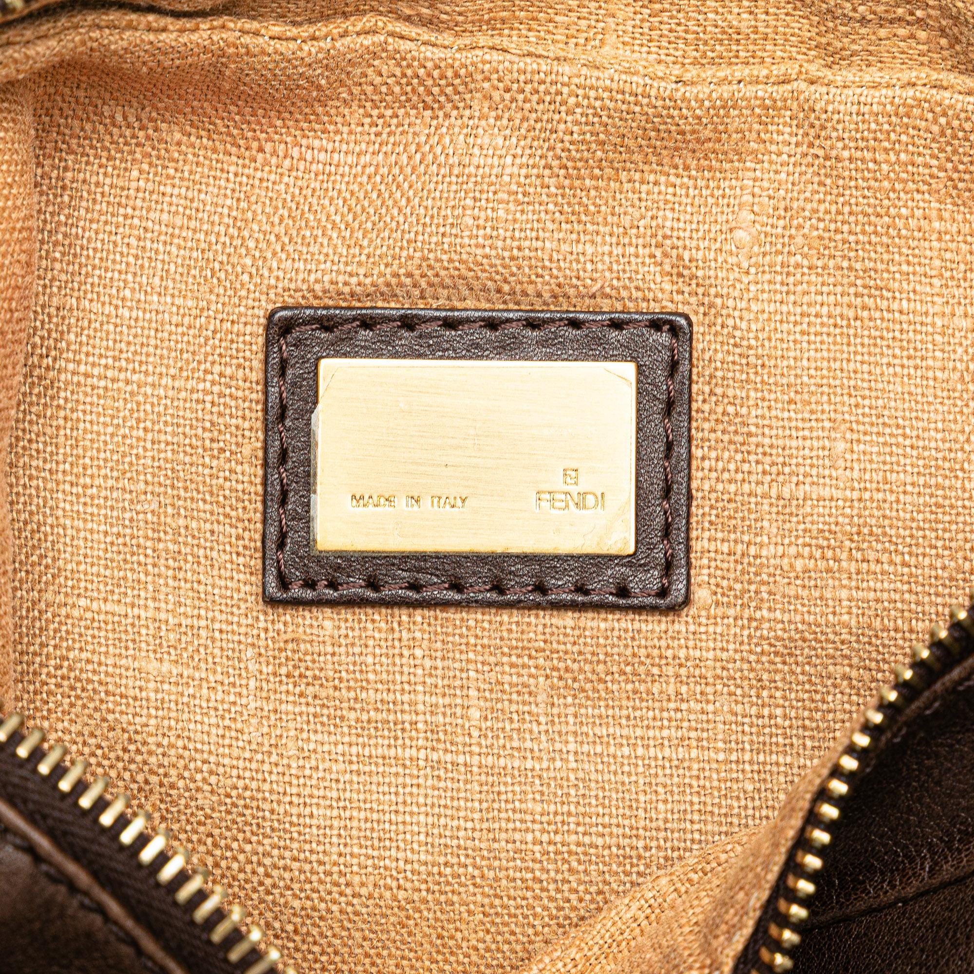 Fendi Leather Oyster Hobo