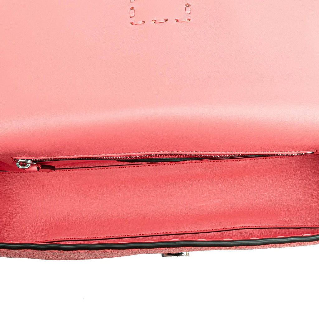 Fendi Leather Selleria Baguette Satchel