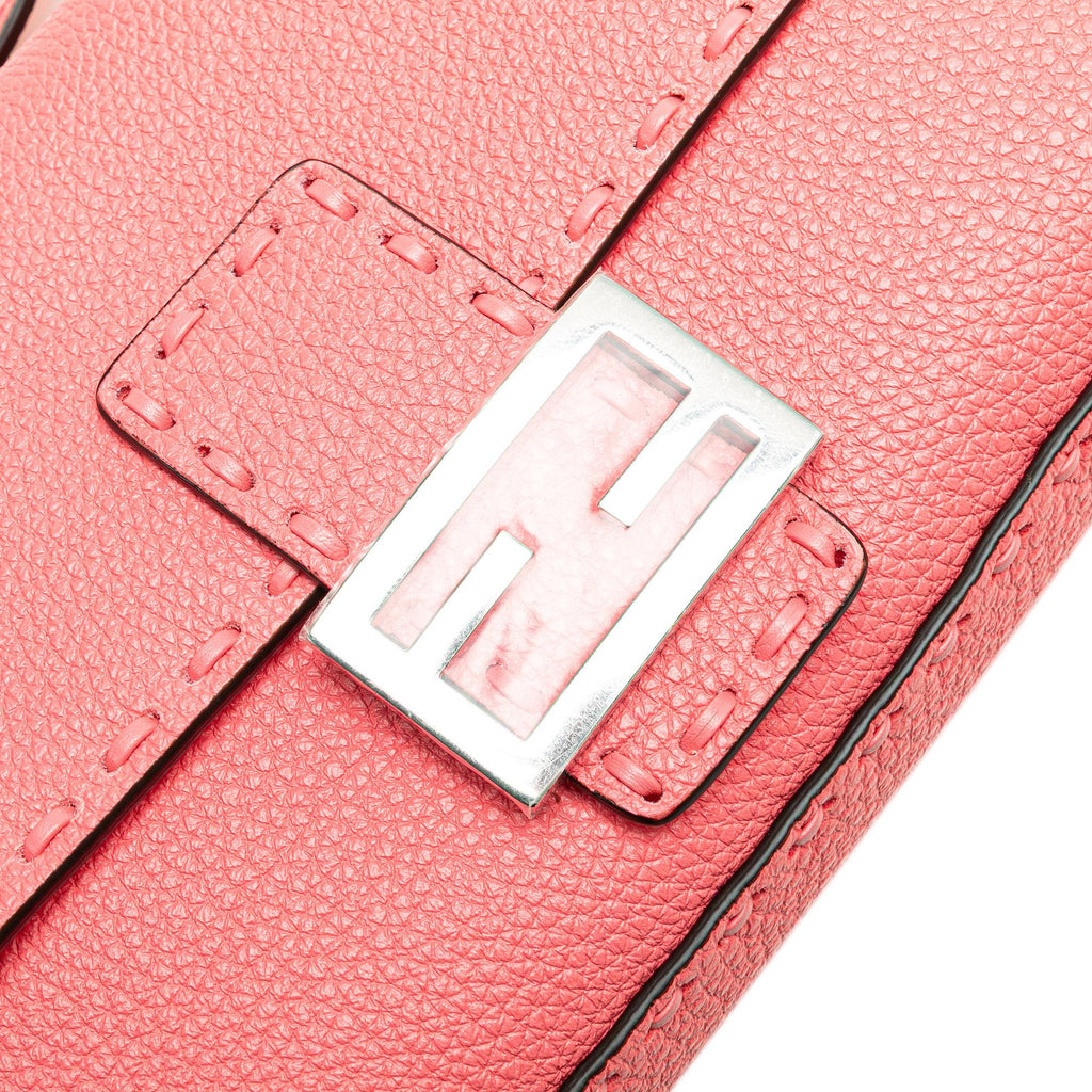 Fendi Leather Selleria Baguette Satchel