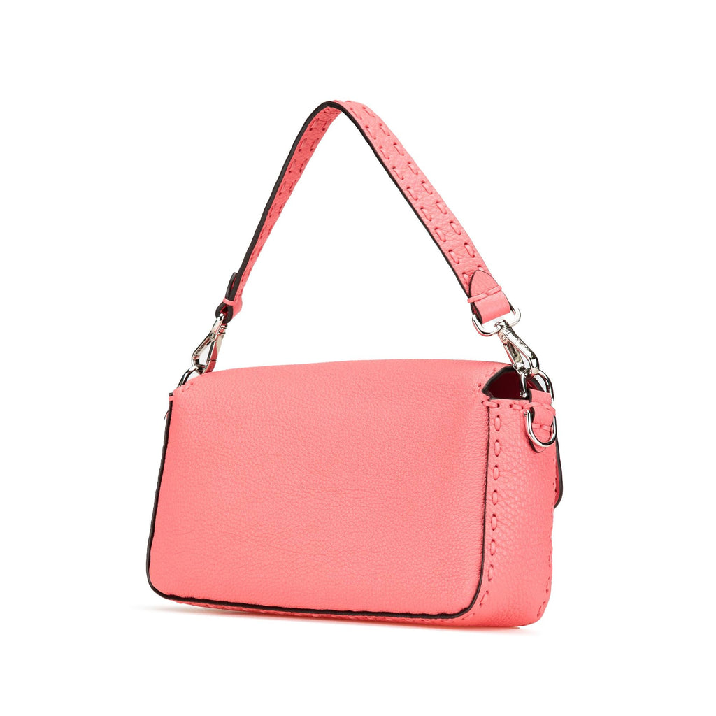 Fendi Leather Selleria Baguette Satchel