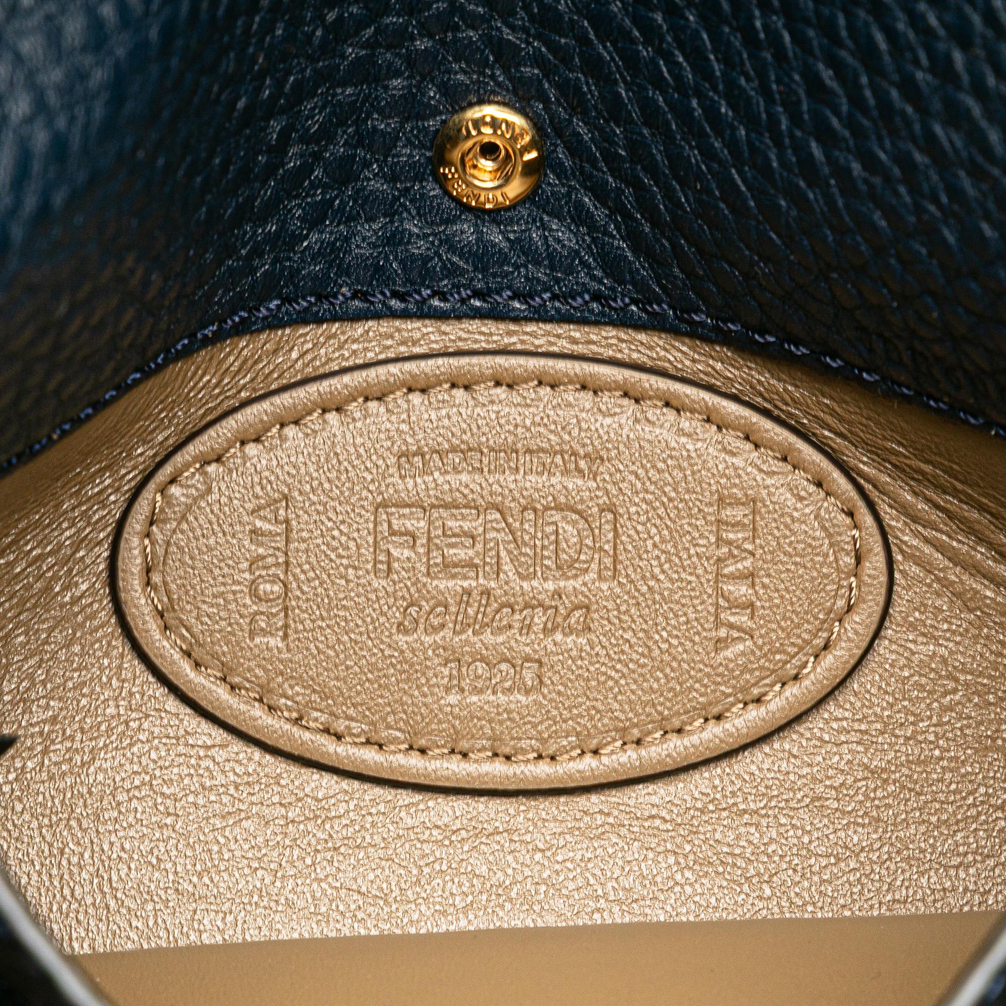 Fendi Leather Selleria Baguette Satchel