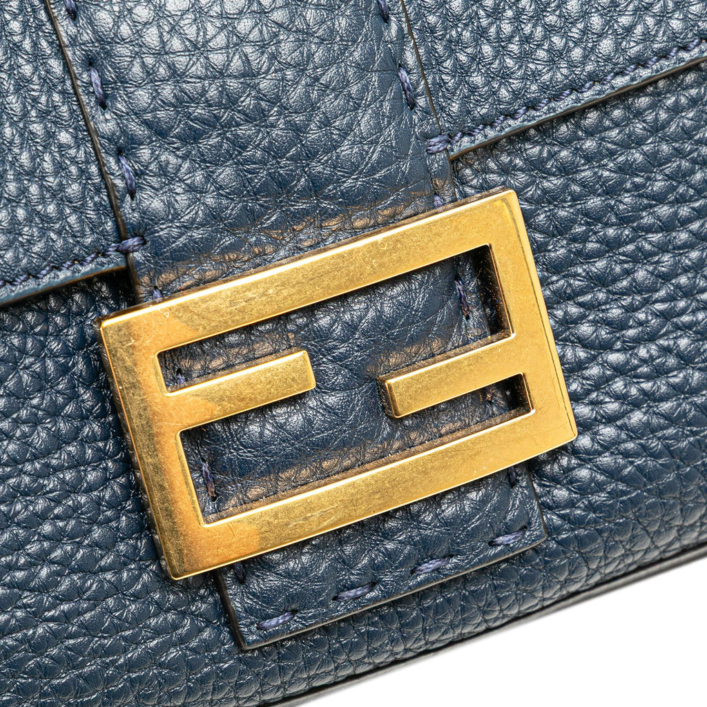 Fendi Leather Selleria Baguette Satchel