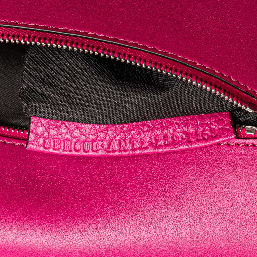 Fendi Leather Selleria Baguette Satchel