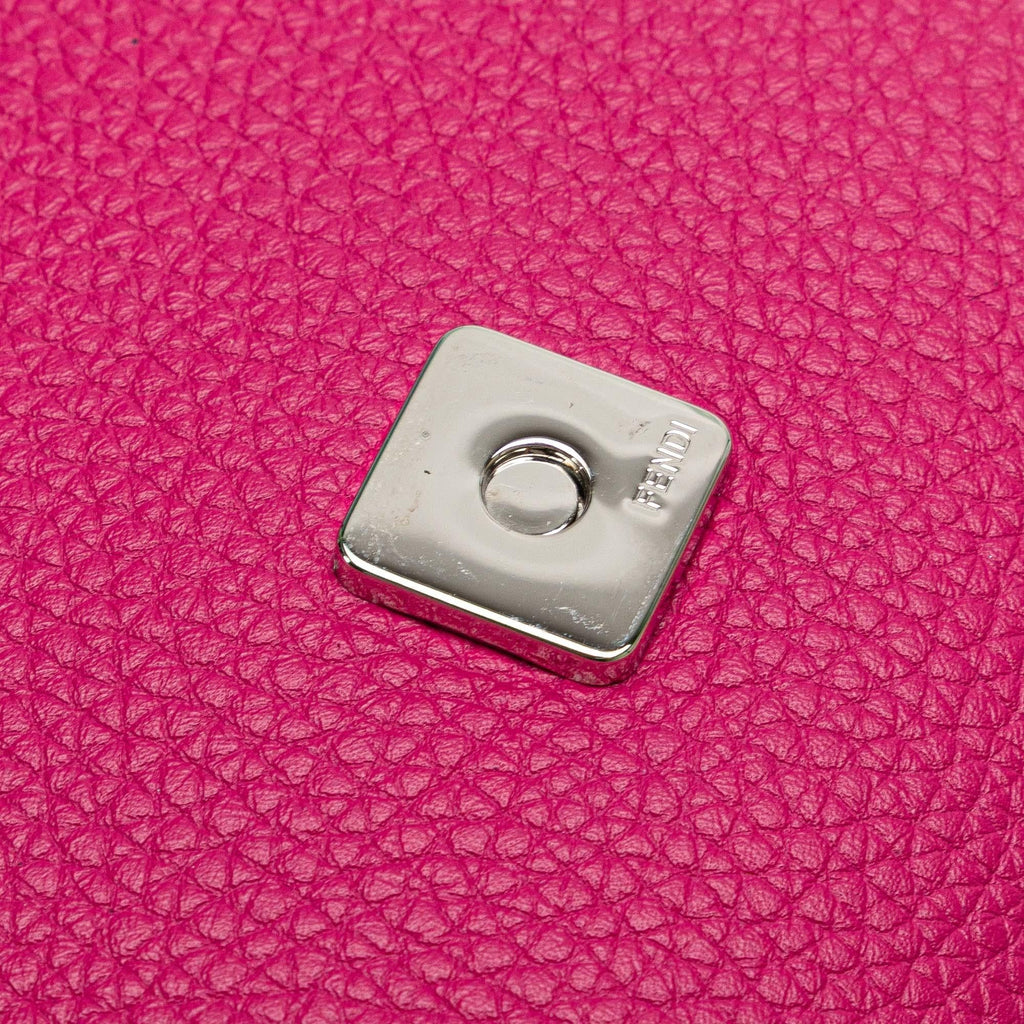 Fendi Leather Selleria Baguette Satchel