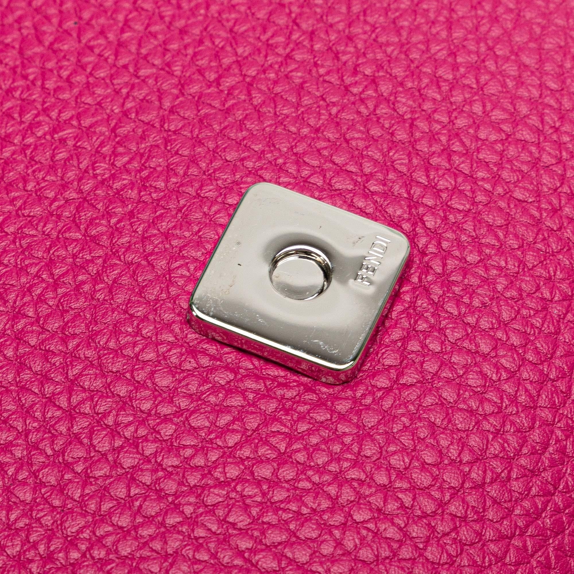 Fendi Leather Selleria Baguette Satchel