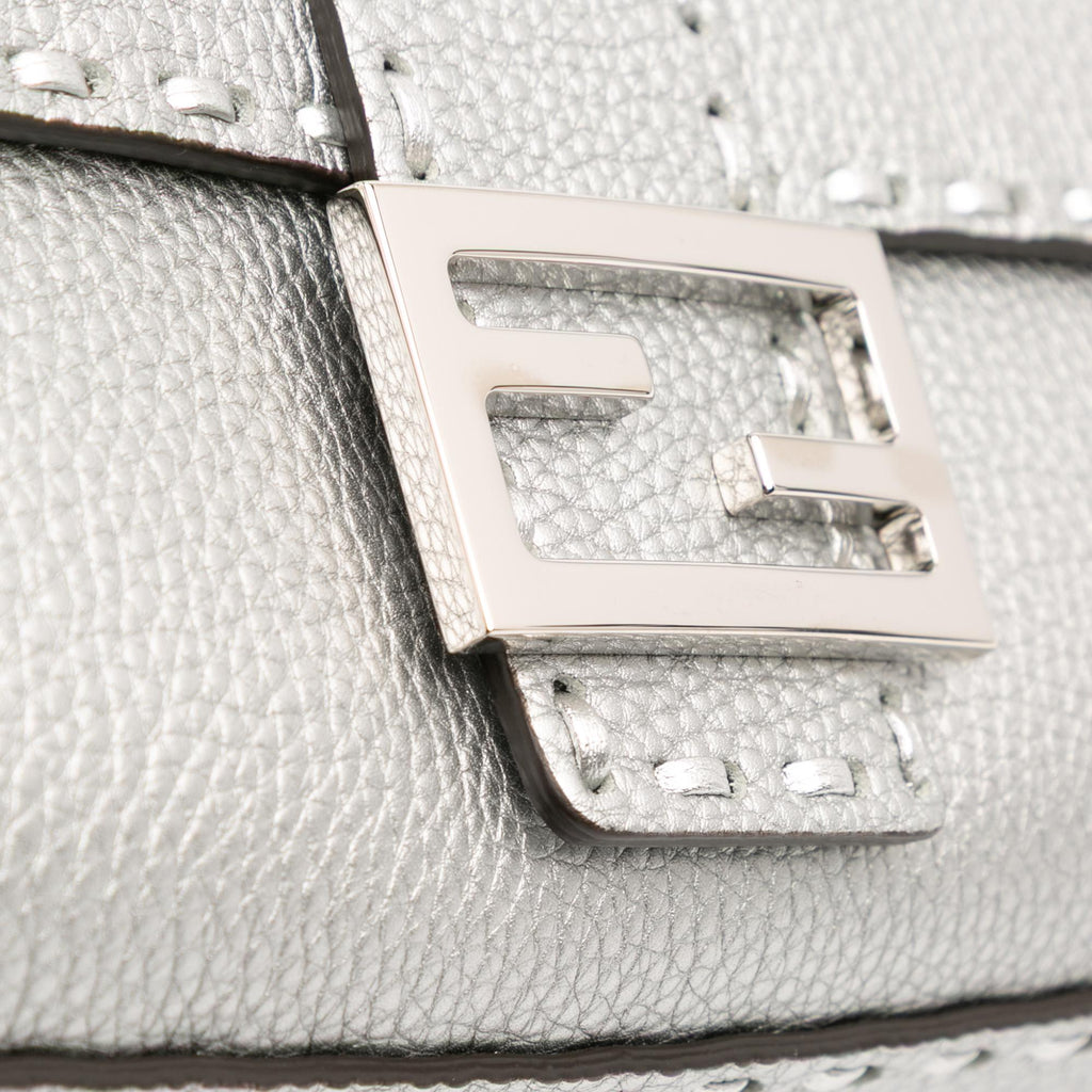 Fendi Leather Selleria Baguette Satchel