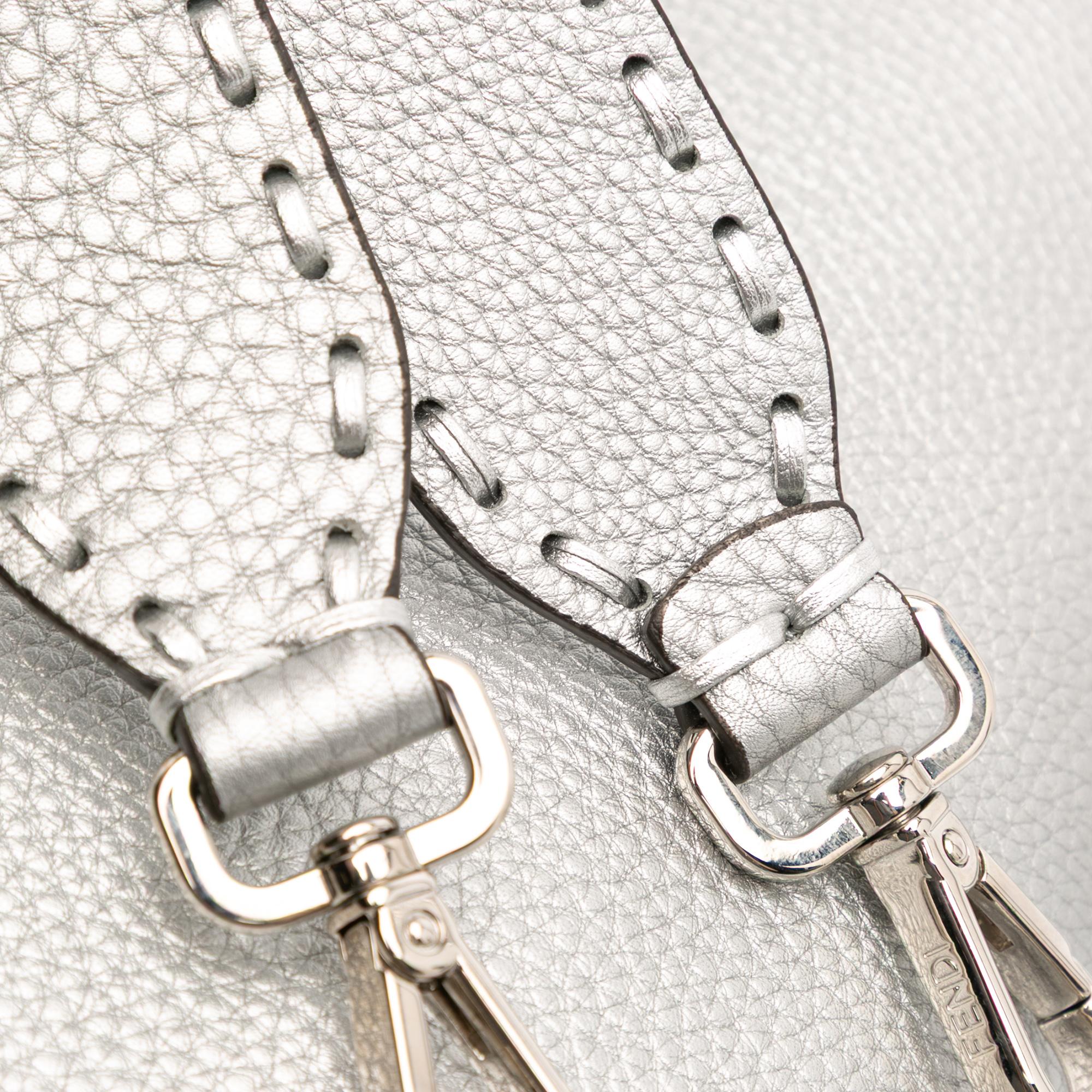 Fendi Leather Selleria Baguette Satchel