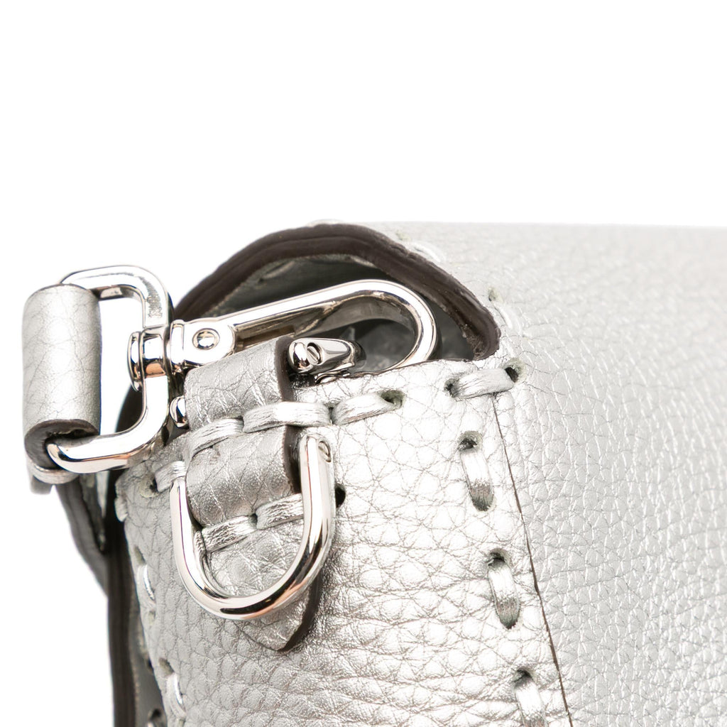 Fendi Leather Selleria Baguette Satchel