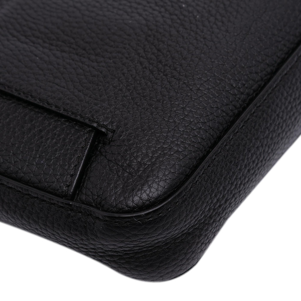 Fendi Leather Selleria Convertible Baguette Satchel