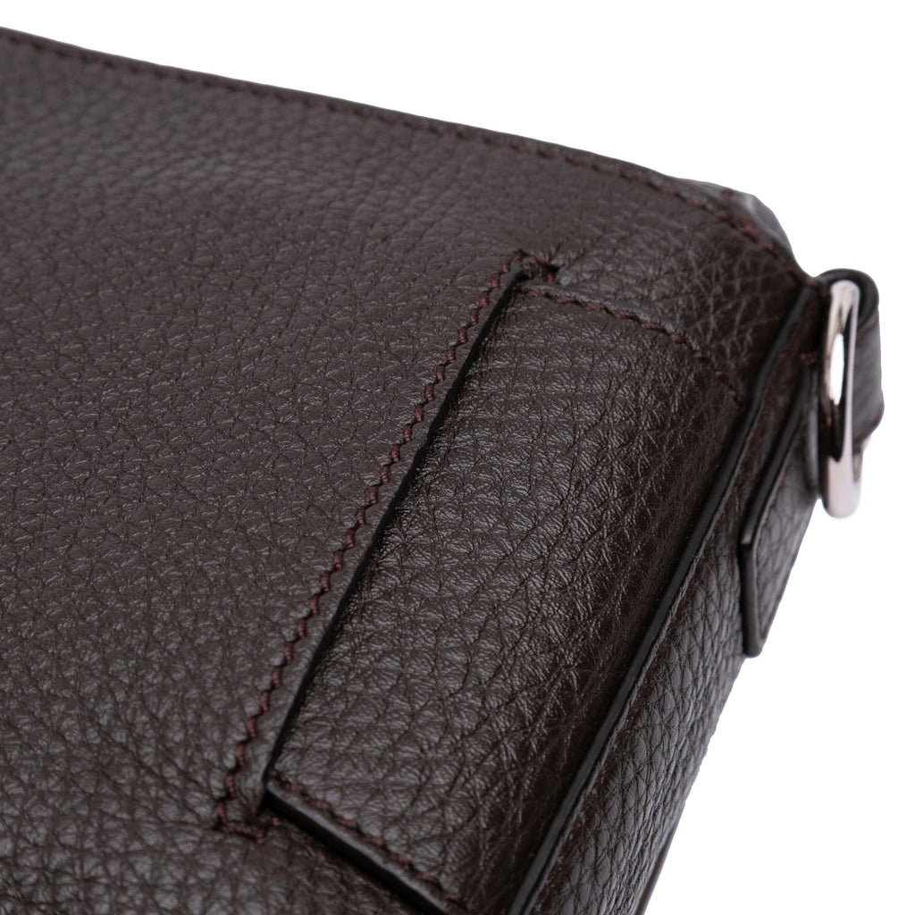Fendi Leather Selleria Convertible Baguette Satchel