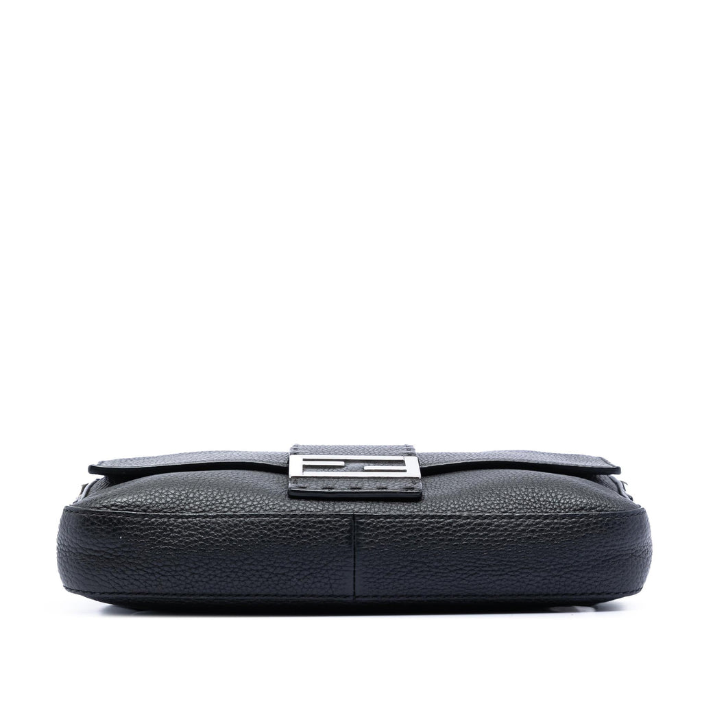 Fendi Leather Selleria Convertible Baguette Satchel